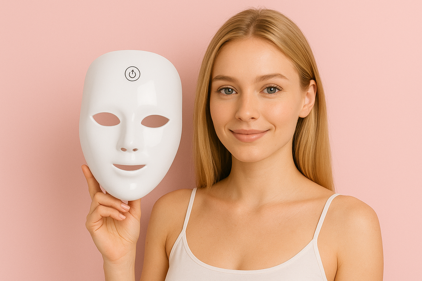 GlowMask Maschera luminosa a sette colori LED